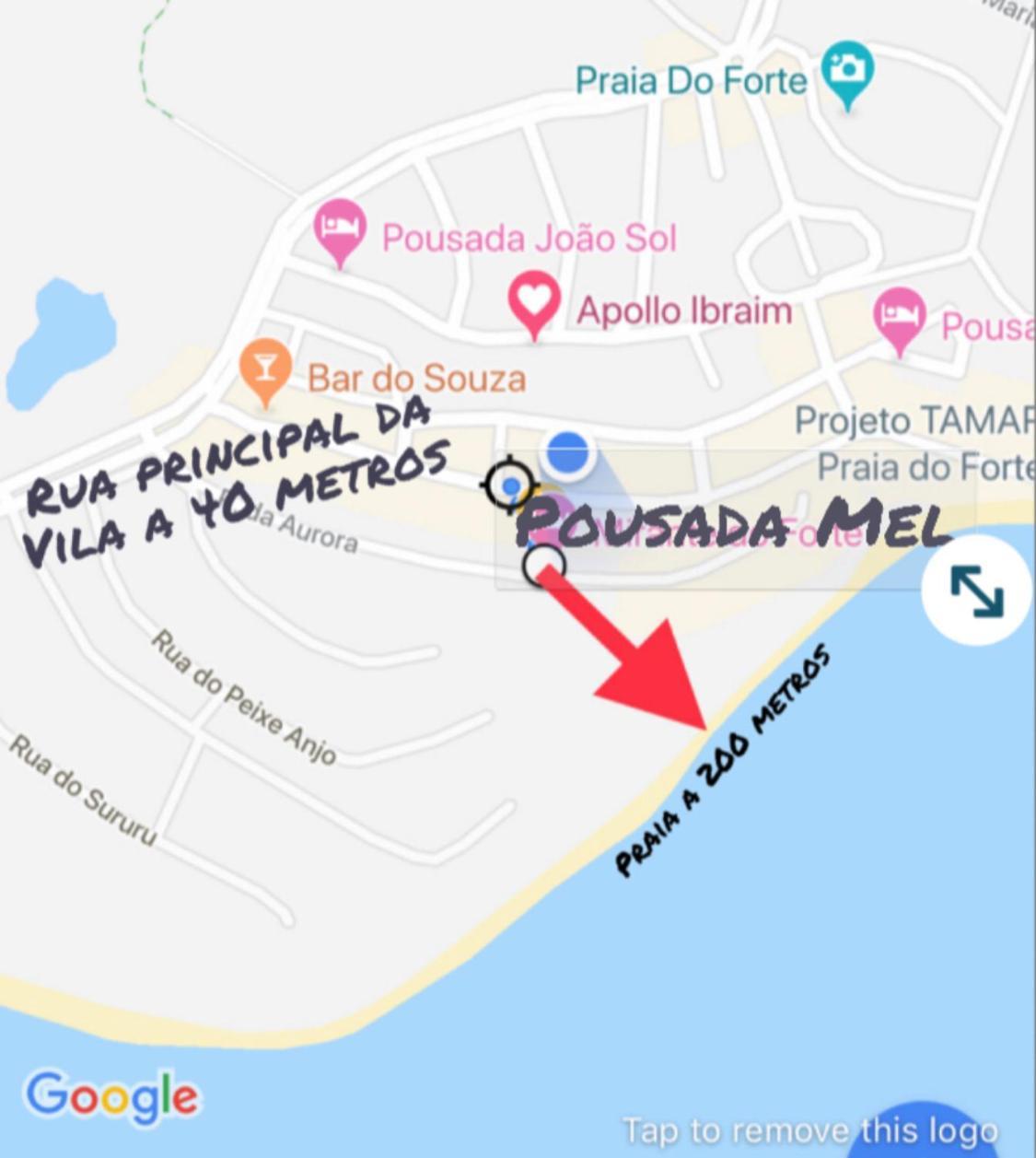 Pousada Mel Praia do Forte Dış mekan fotoğraf